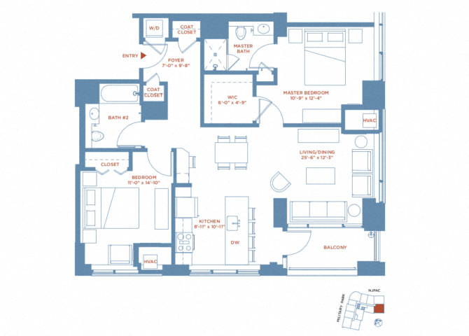 apartment 1009 plan